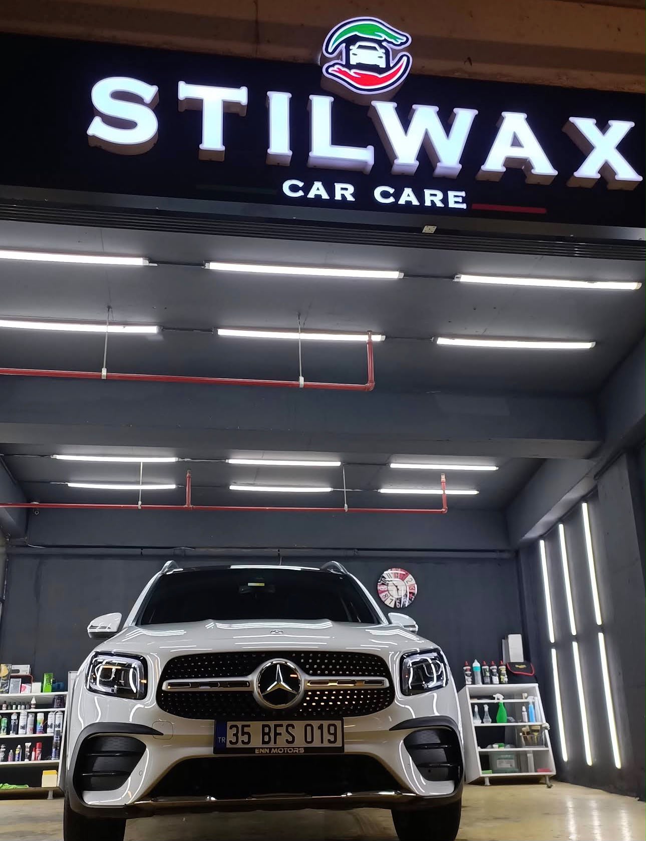 Stilwax Car Care işletmesinin dış mekân görünümü